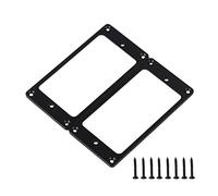 Lovermusic 2 x Anillo de pastilla Humbucker soporte inferior espesor 3 mm BK