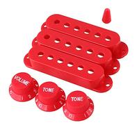 lovermusic - Cubierta para pastilla de bobina única, 1 volumen, 2 tonos, interruptor de guitarra eléctrica