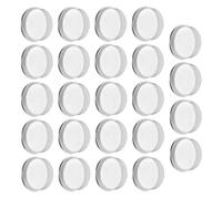 Lovermusic Tapones de flauta translúcidos de 7,5 x 2,5 mm, de silicona, accesorios de reparación de flauta, paquete de 24