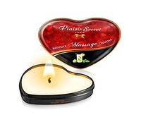 LOVERSpack Vela Masaje Erótico Comestible y Afrodisíaca con Aroma Mojito 35 ml. En lata con forma de corazón - Plaisirs Secrets Paris (CC826066)