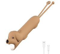 LOVERUIS Linternas recargables para niños, linterna de cocodrilo genial, regulable, linterna de silicona para niños pequeños con llavero, regalo de cumpleaños para niños de 3 a 12 años (perro)