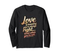 Loves is Knowing You’re Always Right Even When You’re Not. Manga Larga
