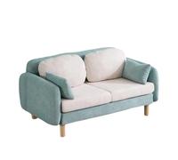 Loveseat Sofa Couch Modern Loveseats 2 Seat Chenille, with Wide Armerest, Cloud for Living Room, Bedroom and Office(L,126cm)