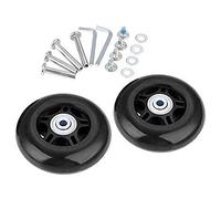 Lovetao - Kit de repuesto de ruedas para maleta de equipaje de 68 x 24 mm con ruedas de repuesto ABEC 608zz para patines en línea para exteriores, un juego de (2) ruedas (diámetro exterior: 68 W, 24