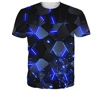 Loveternal Camiseta unisex de Navidad para hombre, impresión 3D, Navidad, Titanic, gato, extraño, camiseta de verano, manga corta, camisetas informales, camisetas de té, fiestas de Navidad, L, Gato 2,
