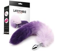 Lovetoy Consolador de piel deslizante Negro Ø 3,5 x 18,3 cm