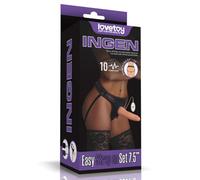 lovetoy Dildos con arnés Vibrating Easy Strapon Set 7.5