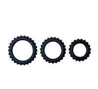 Lovetoys Dreamlove Baile Titan Set Cock Ring Black - 3 Piezas