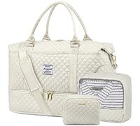 LOVEVOOK Bolsa de Viaje Mujer Bolsa Deporte Mujer Grande Maletas de Cabina Avion Bolso Maternidad Hospital Travel Duffle Bag Equipaje de Mano con Neceser Maquillaje Organizador para Viaje Gym