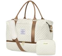 LOVEVOOK Bolsa de Viaje Mujer Bolsa Deporte Mujer Grande Maletas de Cabina Avion Travel Duffle Bag Bolso Maternidad Hospital Equipaje de Mano con Neceser Organizador para Viaje Gym Playa Sauna