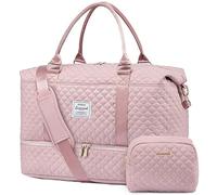LOVEVOOK Bolsas de Viaje Bolsa Deporte Mujer Grande Maletas de Cabina Avion Travel Duffle Bag Bolso Maternidad Hospital Bolsa Playa Mujer con Neceser Maquillaje Organizador para Viaje Gym Sauna
