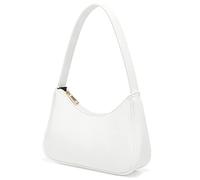 LOVEVOOK Bolso de mano para mujer, pequeño, bolso bandolera, bolso de piel, bolso de la compra, bolso cruzado grande, bolso de hombro (Blanco-Mini-PU)