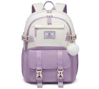 LOVEVOOK Mochila escolar para adolescentes y niñas de 10 a 18 años, mochila para mujer, multibolsillo, impermeable, mochila escolar, mochila escolar de 5ª clase, mochila escolar para escuela, Taro