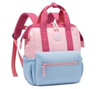 LOVEVOOK Mochila infantil, mochila escolar, mochila escolar para niños y niñas, Unicornio Rosa Azul, 12,6L (2-tlg.) 36*27*13cm, moderno