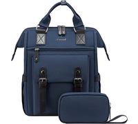 LOVEVOOK Mochila Mujer para Ordenador Portátil 17 Pulgadas, Impermeable Mochila Portátil Mujeres con Puerto de USB, Multifuncional Mochila Escola para Negocio Viajes Trabajo Universidad