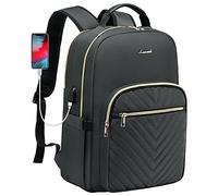 LOVEVOOK Mochila para Ordenador Portátil Mujer 15,6 Pulgadas, Impermeable Mochila Portátil Mochila Mujeres con Puerto de USB, Multifuncional Mochila Escola para Negocio Viajes Trabajo Universidad