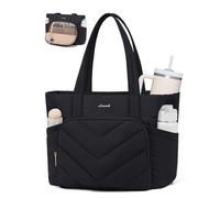 LOVEVOOK Shopper Tasche Handtasche Damen Groß, leicht Puffer Arbeitstasche Tote Bag, 15,6 Zoll Laptoptasche Lehrertasche, Aktentasche Handbags Women für Uni Business Schule Büro