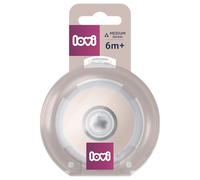 LOVI 1 chupete dinámico Mammafeel, 1 unidad, seguro para amamantar, 100 % silicona, tecnología innovadora, muy cerca del pecho de mamá, libre de BPA (6 m+)