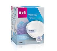 LOVI Absorbentes Discos de Lactancia Desechables| Blanco | 40 Piezas | Comodidad de Uso | Protección de la Ropa Interior | Estructura de Respiración