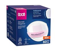 LOVI Absorbentes Discos de Lactancia Desechables| Blanco | 60 Piezas | Comodidad de Uso | Protección de la Ropa Interior | Estructura de Respiración