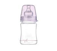 LOVI Anticólica Botella Biberón de Vidrio con Tetina Dinámica Silicona,150ml, 0+ Meses, Sistema SUPER Air Vent, Protege el Reflejo Natural de Succión de Bebé, Baby Shower Girl Colleción