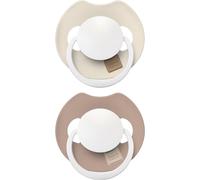 Lovi Chupete dinámico de silicona Prime Glow que brilla en la oscuridad 2 un. Ivory/Blush 18+ Months