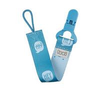 LOVI Cinta para chupete, En estampados de moda, Práctico, Clip sólido, Cómodo, Hey, Azul