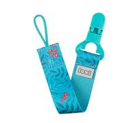 LOVI Cinta para chupete, En estampados de moda, Práctico, Clip sólido, Cómodo, Wild Soul, Azul