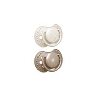 LOVI Harmony Girl Chupete Dinámico de Silicona 18m+ Beige x2