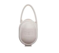 LOVI Portachupete Infantil para Bebé | Caja de Almacenamiento Portátil | Perfecto para Viajar | Universal y Práctico| Beis