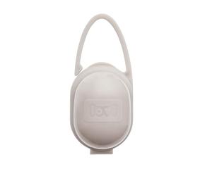 LOVI Portachupete Infantil para Bebé | Caja de Almacenamiento Portátil | Perfecto para Viajar | Universal y Práctico| Beis