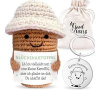 LOViLEE Siggi Positive Patatas en set de regalo - Positive Potato Incluye bolsa de regalo y Pocket Hug - Prueba de amuleto de la suerte, tú creas el regalo, regalo de mutuo, buena mejora