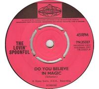 LOVIN' SPOONFUL - do you believe in magic / jug band music 45 rpm single