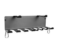 Lovind Soporte de pared para bandas de resistencia, soporte de pared, para bandas de resistencia, cuerdas de salto, esterilla de yoga, rodillo de espuma, cadenas, 16.5 pulgadas, color negro