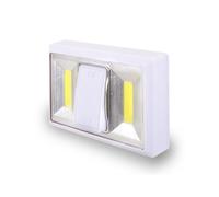 LOVING: interruptor LED alimentado por batería (¡incluido!). Blanco, Blanca