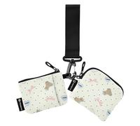 Loving - Monederos para mujer, tarjeteros, delgados, planos, organizador de dinero con bolsillo con cremallera para mujer, 2 paquetes, amoroso, 1 size, Casual