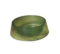 Loving Pet - Cuenco de agua para comida para perros, sin puntas, de polipropileno, a prueba de derrames, translúcido, transparente, a prueba de agua, 6.7 pulgadas (talla única)
