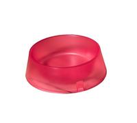 Loving Pet - Cuenco de agua para comida para perros, sin puntas, de polipropileno, a prueba de derrames, translúcido, transparente, a prueba de agua, 6.7 pulgadas (morado, talla única)