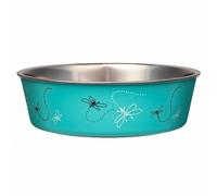 LOVING PETS Bella Bowl Designer & Expressions - Cuenco para Perro, Grande, libélula, Turquesa