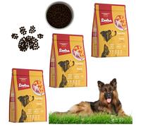 Lovira - Cibo secco per cani - Crocchette per cani - Senza cereali, con Alto contenuto di Carne, 50% anatra - con Zucca, erbe aromatiche e Verdure - Sensitive - Adulti - 3 x 3 kg