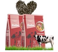 Lovira - Cibo secco per cani - Crocchette per cani - Senza cereali, con Alto contenuto di Carne, 50% manzo - con Zucca, erbe aromatiche e Verdure - Sensitive - Adulti - 2 x 3 kg