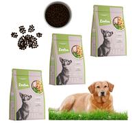 Lovira - Cibo secco per cani - Crocchette per cani - Senza cereali, con Alto contenuto di Carne, 50% tacchino - con Zucca, erbe aromatiche e Verdure - Sensitive - Adulti - 3 x 3 kg