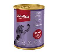 Lovira - Cibo umido per cani - con 92,6% di Carne, Senza cereali - fagiano - con Zucca ed erbe aromatiche, Senza additivi artificiali - per cani adulti sensibili - 400 g