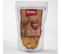 Lovira - Snack da masticare per cani - Carne essiccata per cani - Filetti di maiale - 100% Carne essiccata, Senza cereali, Senza additivi artificiali - per attività, Relax e addestramento - 100 g