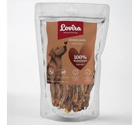 Lovira - Snack da masticare per cani - Carne essiccata per cani - Strisce di maiale - 100% Carne essiccata, Senza cereali, Senza additivi artificiali - per attività, Relax e addestramento - 80 g