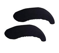 LOVIVER 1 Par Funda Elástica Cubierta para Reposabrazos de Sillas de Oficina, Negro