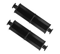 LOVIVER 2 piezas de repuesto para rodillo de soporte de papel higiénico, inserto resistente, piezas de repuesto, dispensador de papel higiénico, varilla de