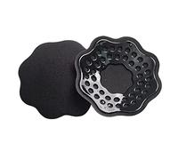 LOVIVER 2x 1 par de fundas para, pegatinas adhesivas, reutilizables, empanadas finas, almohadillas de silicona para camisas de vestir sin mangas, trajes, ciruela negra