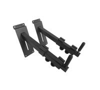 LOVIVER 2x colgador de guitarra soporte de gancho de pared, soporte de exhibición ajustable colgador de soporte de guitarra colgador de autobloqueo de, para placa ranurada