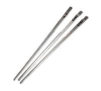 LOVIVER 3 Piezas Agujas de Coser para Cuero Kit de Costura Manual Agujas de Ojo Grande Herramienta para Reparar Adecuadas para Manualidades Reparación de Bols, Dos agujeros